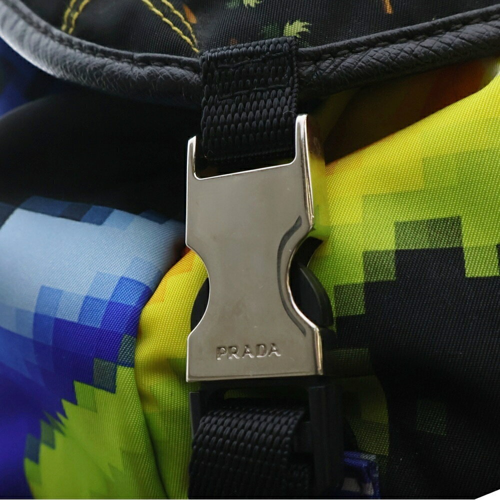 PRADA Re Nylon Radar Backpack Multicolor - Picture 4 of 6
